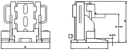 Hydraulický strojní zvedák se zvedací patkou, typ YAP